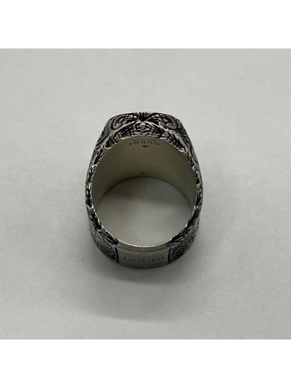 Gucci Arabesque Alphabet Ring S - Picture 8 of 15